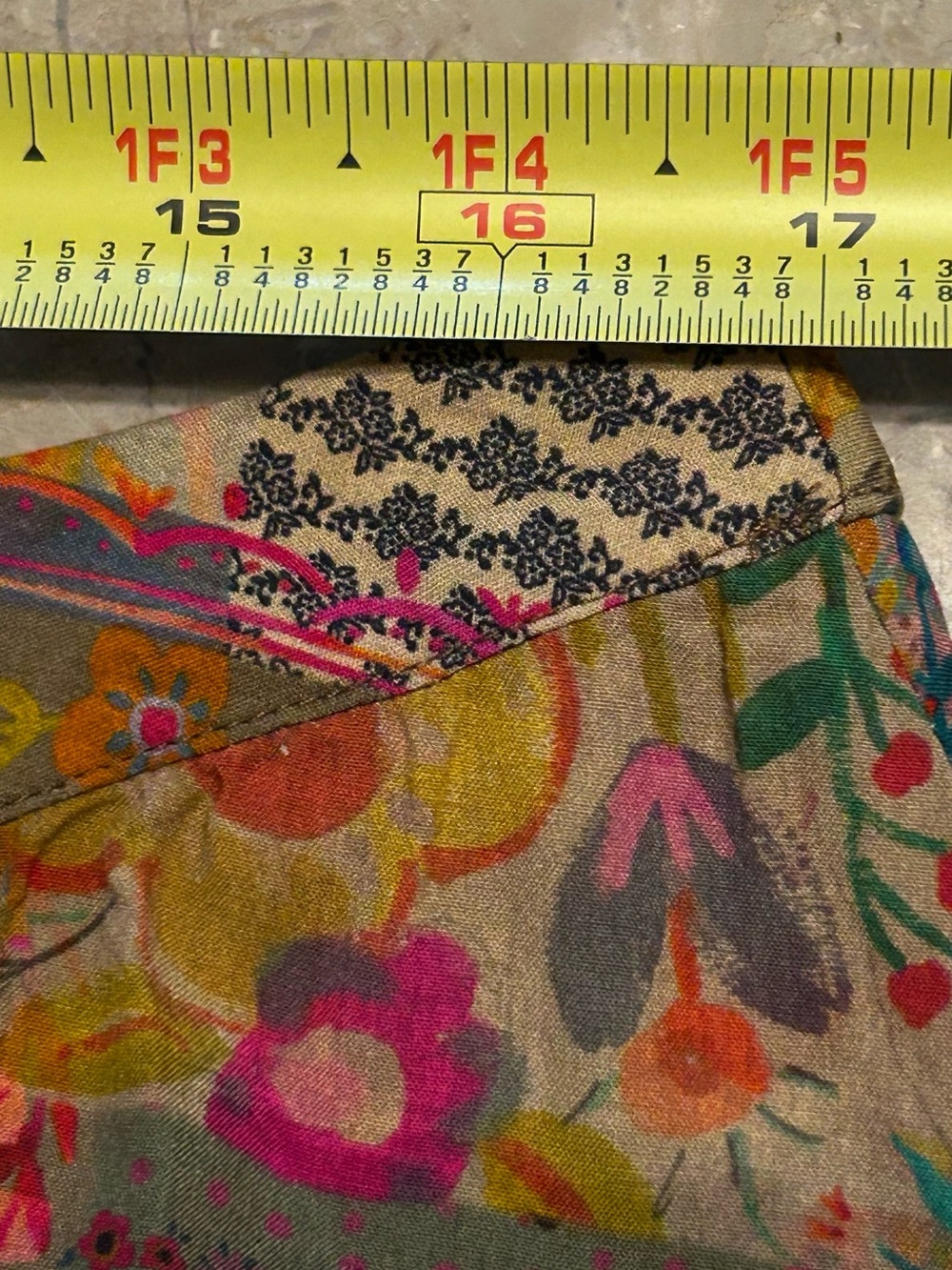 Natural Life Patchwork Floral
Maxi Skirt Side Slits Boho XL - Picture 11 of 13